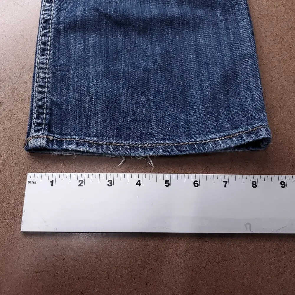 Silver Jeans Men 31 Blue 925 Series Zac Relaxed Fit Distressed Grunge Vintage